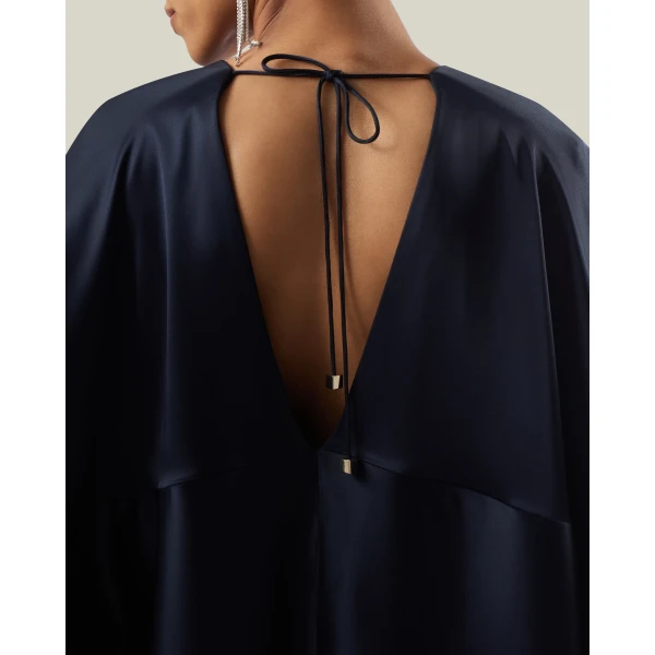 Taller Marmo Mini Butterfly Dress in Midnight Blue | Mini Dresses | Luxury Shoes 