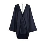 Taller Marmo Mini Butterfly Dress in Midnight Blue | Dresses | Luxury Shoes 