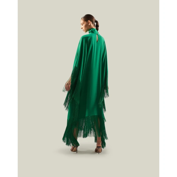 Taller Marmo Mrs Ross Kaftan in Emerald Green | kaftan | Luxury Shoes 