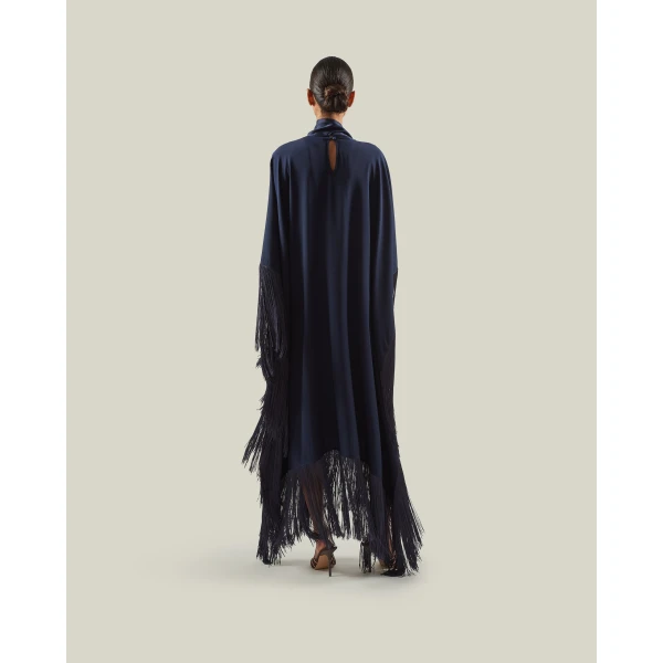 Taller Marmo Mrs Ross Kaftan in Midnight Blue | kaftan | Luxury Shoes 
