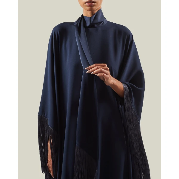 Taller Marmo Mrs Ross Kaftan in Midnight Blue | kaftan | Luxury Shoes 