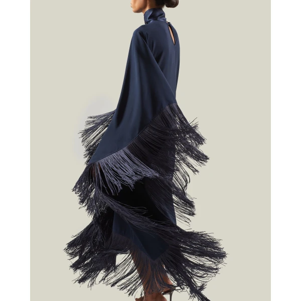 Taller Marmo Mrs Ross Kaftan in Midnight Blue | kaftan | Luxury Shoes 