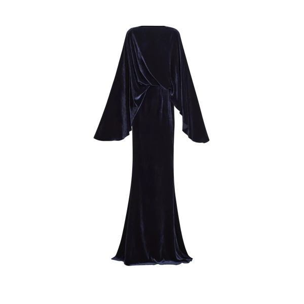 Musidora Gown in Midnight Blue
