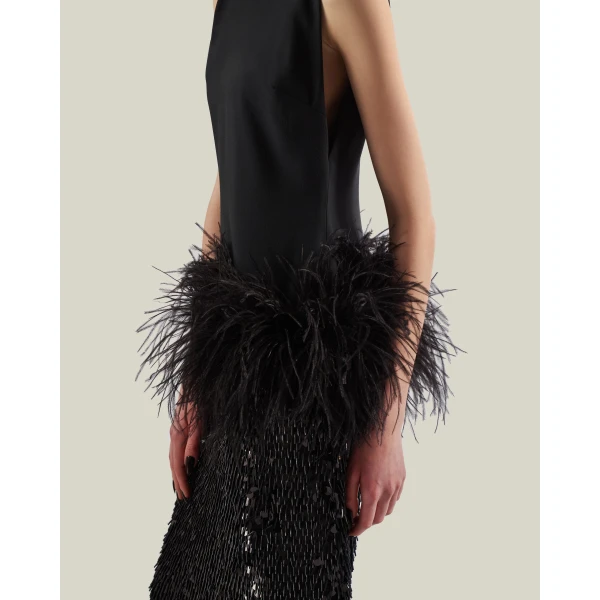 Taller Marmo Notte Gown in Black | Evening Gowns | Luxury Shoes 