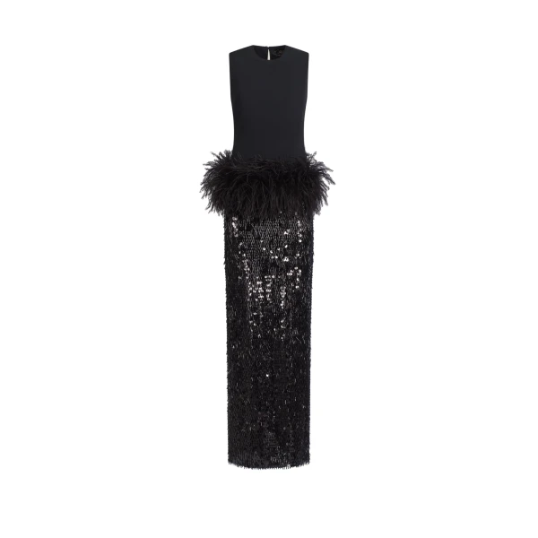 Taller Marmo Notte Gown in Black | Dresses | Luxury Shoes 