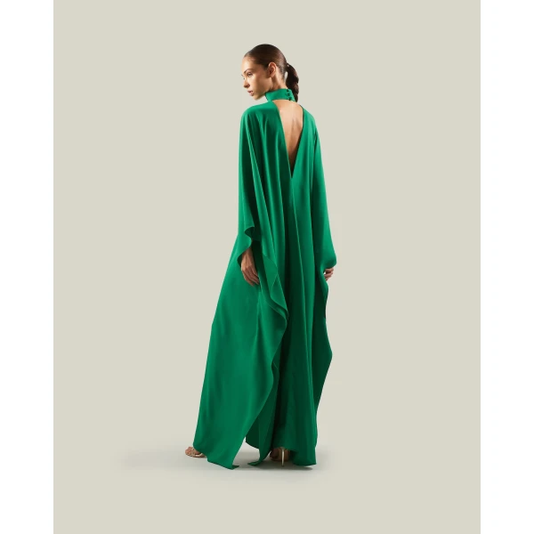 Taller Marmo OOO Kaftan in Emerald Green | kaftan | Luxury Shoes 