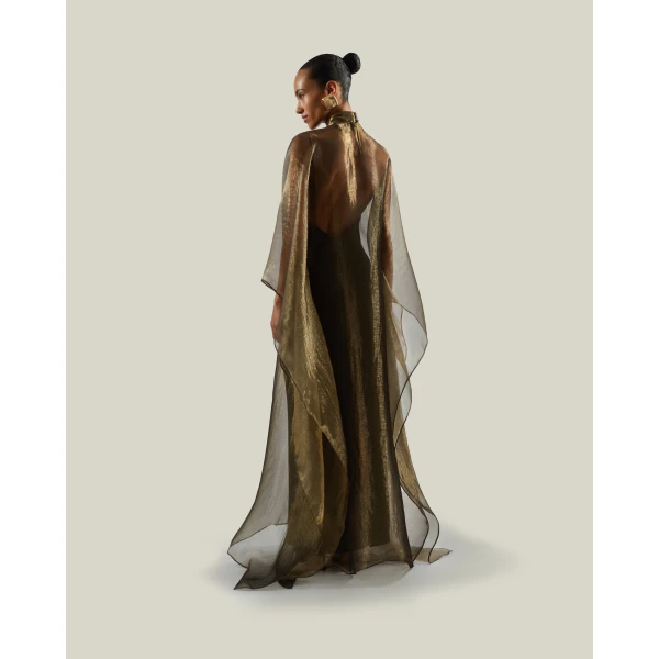 Taller Marmo Sphinx Kaftan in Antique Gold | kaftan | Luxury Shoes 