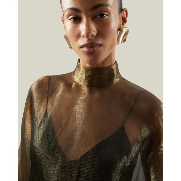 Taller Marmo Sphinx Kaftan in Antique Gold | kaftan | Luxury Shoes 