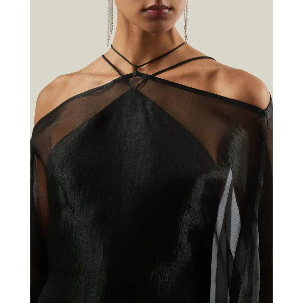 Taller Marmo Sza Sza Fantasma Kaftan in Black | kaftan | Luxury Shoes 