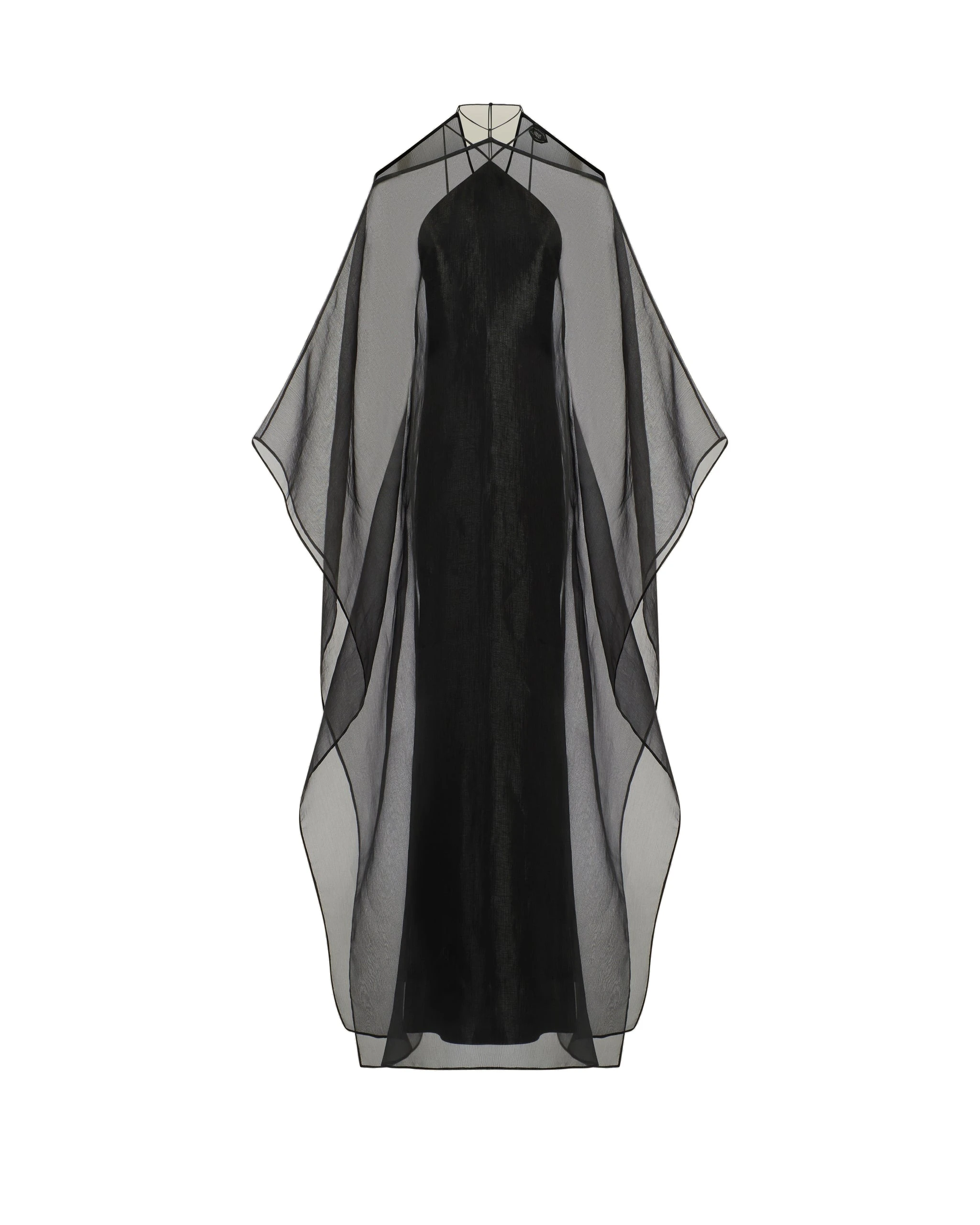 Taller Marmo Sza Sza Fantasma Kaftan in Black Taller Marmo Sza Sza Fantasma Kaftan in Black | Dresses | Luxury Shoes