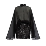 Taller Marmo Vamp Dress in Black | Dresses | Luxury Shoes 