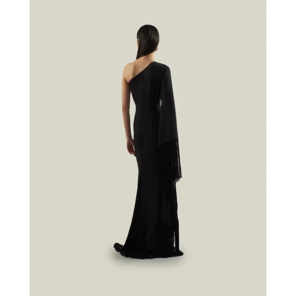 Taller Marmo Viper Gown in Black | Evening Gowns | Luxury Shoes 