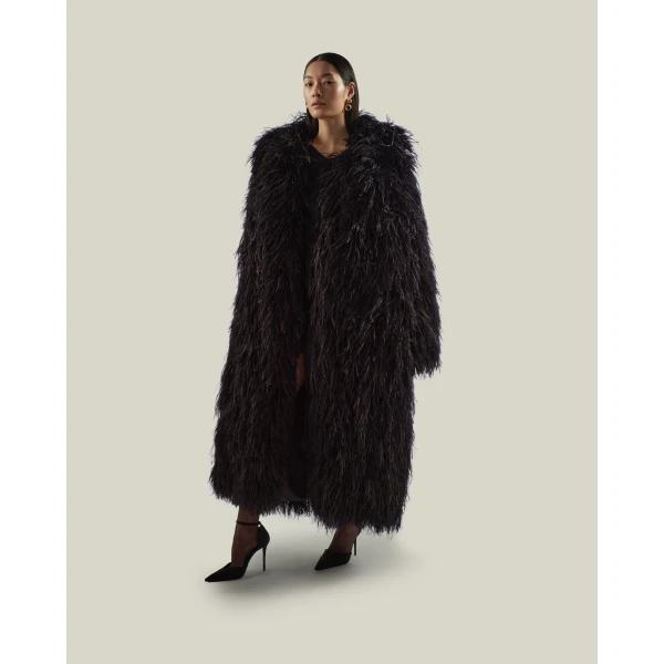 Taller Marmo Zangaro Coat in Black | Coats | Luxury Shoes 