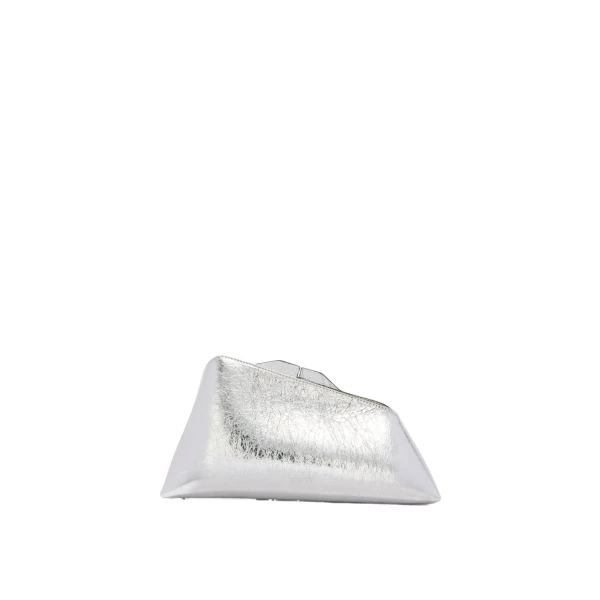 8.30PM Oversized Clutch in Silver