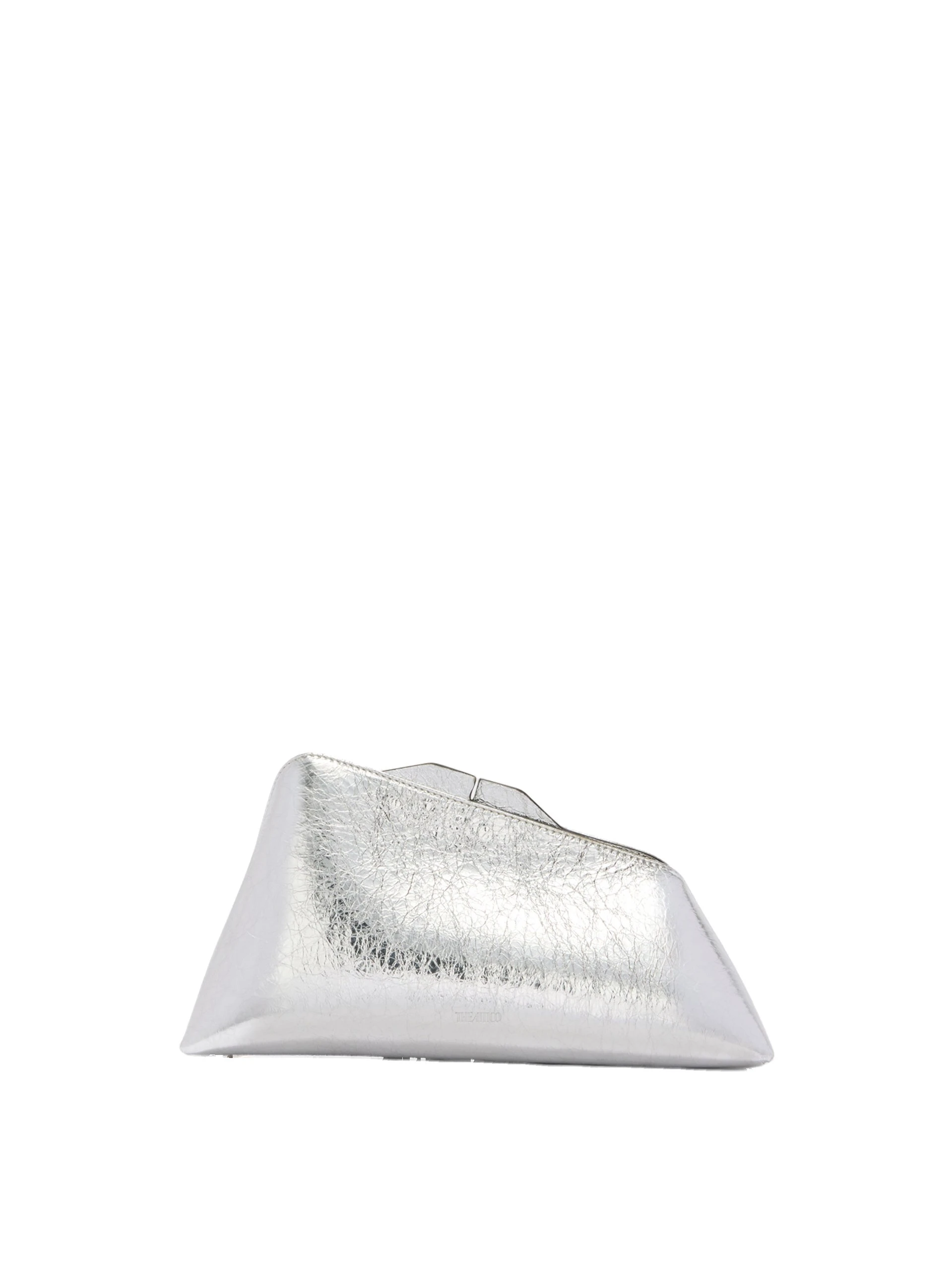 The Attico 8.30PM Oversized Clutch in Silver The Attico 8.30PM Oversized Clutch in Silver | Clutch Bags | Luxury Shoes