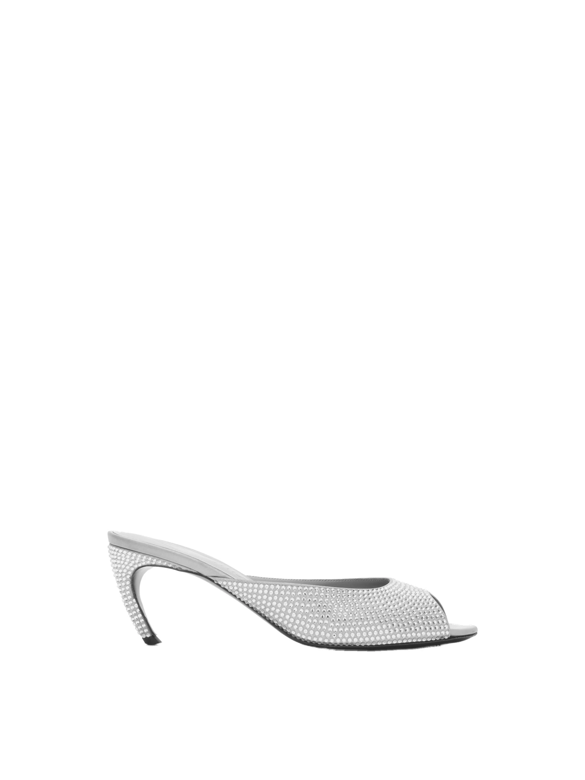 The Attico Ada Mules in Silver The Attico Ada Mules in Silver | Mules | Luxury Shoes