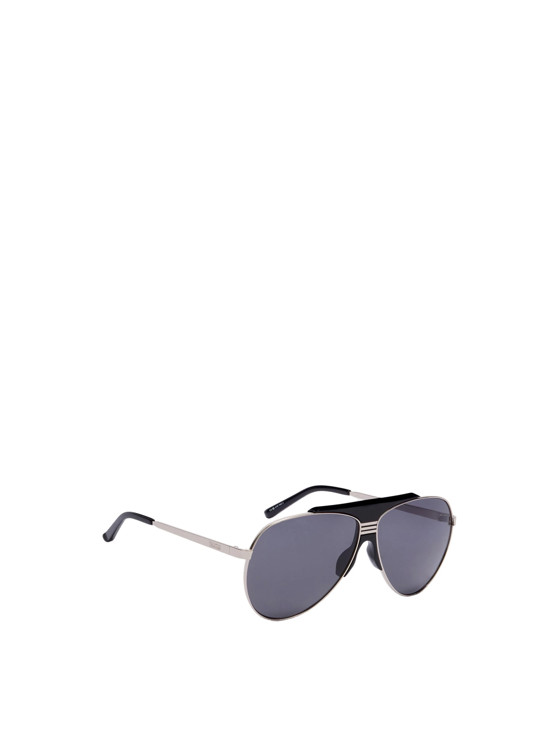 The Attico Aviator Sunglasses in Silver and Grey The Attico Aviator Sunglasses in Silver and Grey | Sunglasses | Luxury Shoes