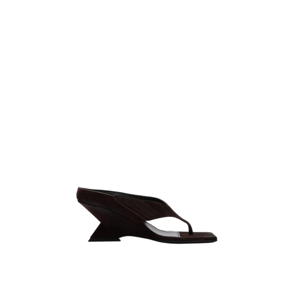 Cheope Thong Sandals in Dark Brown