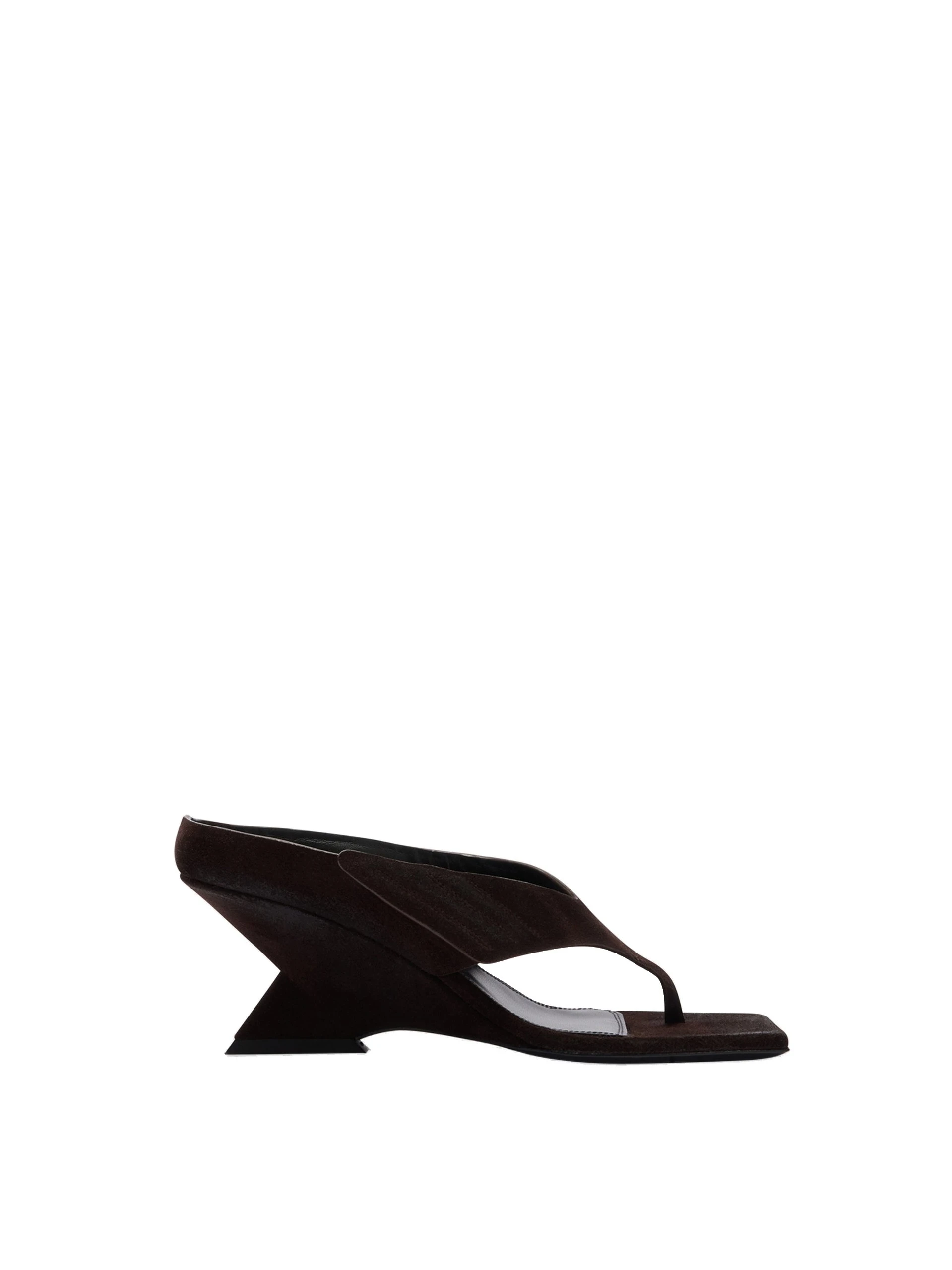 The Attico Cheope Thong Sandals in Dark Brown The Attico Cheope Thong Sandals in Dark Brown | Sandals | Luxury Shoes