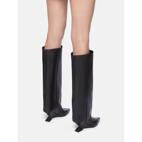 The Attico Cheope Tube Boots in Black | Boots | Luxury Shoes 