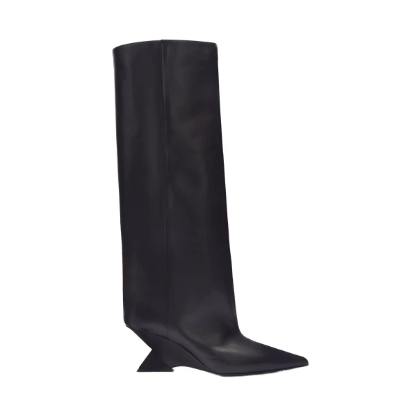 The Attico Cheope Tube Boots in Black | Boots | Luxury Shoes 