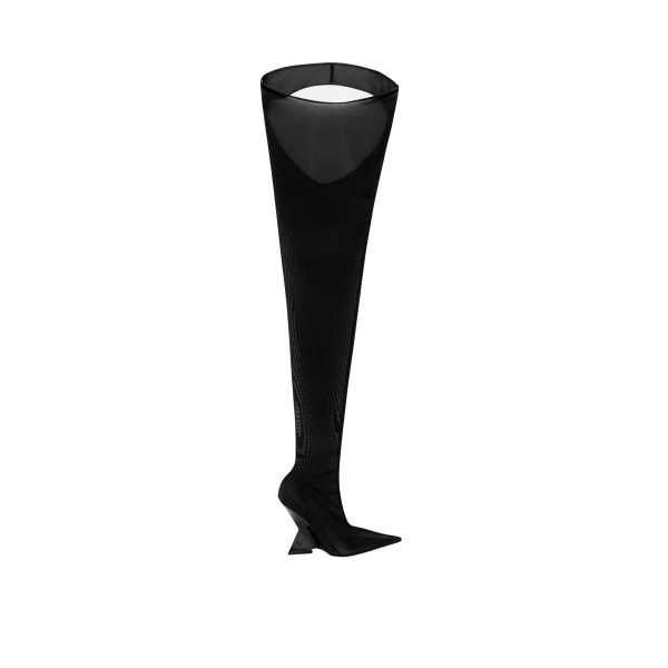 Cheopissima Thigh-High Boots in Black