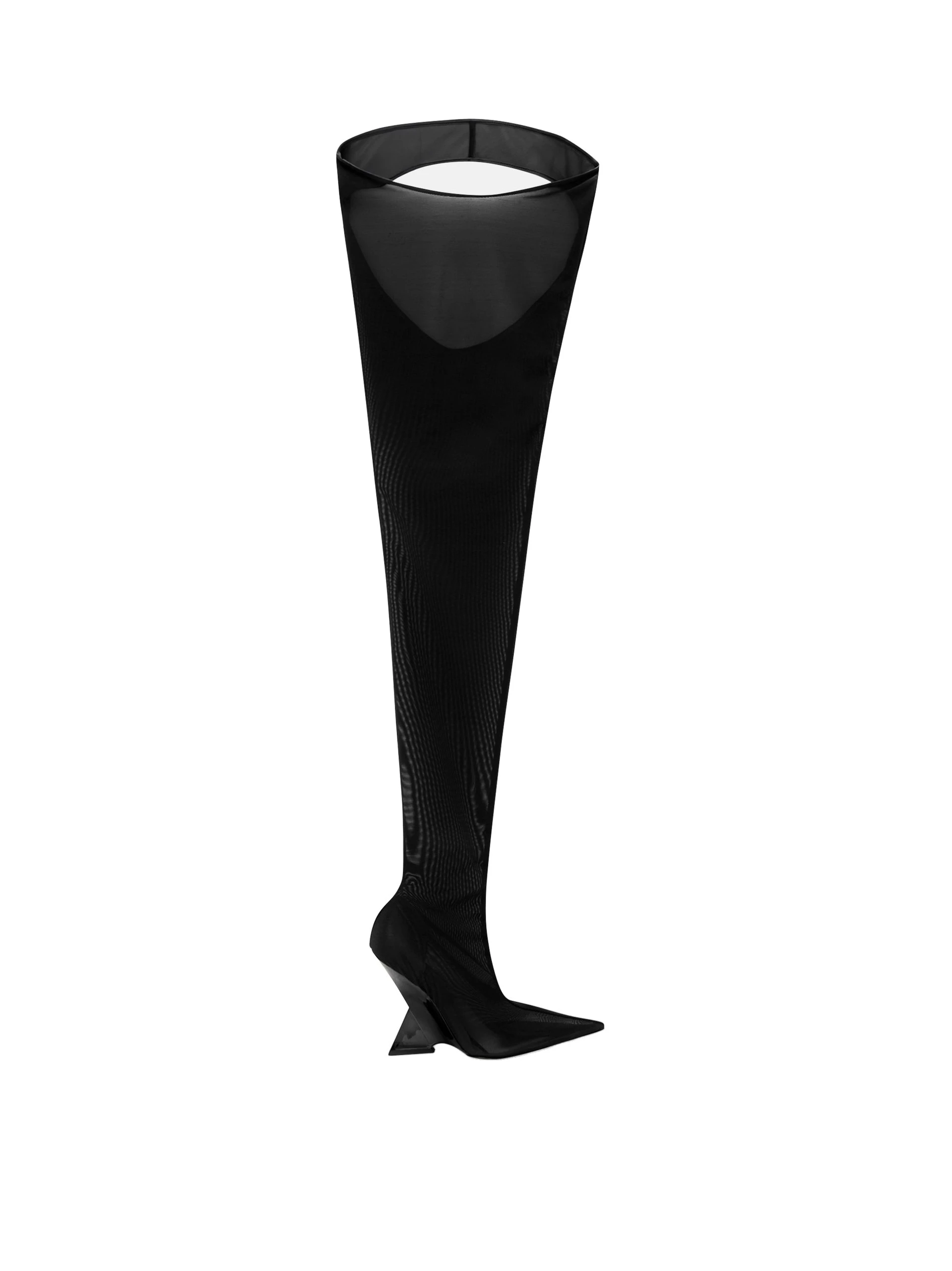 The Attico Cheopissima Thigh-High Boots in Black The Attico Cheopissima Thigh-High Boots in Black | Boots | Luxury Shoes