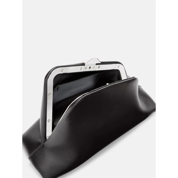 The Attico Day Off Small Clutch in Black | Clutch Bags | Luxury Shoes 