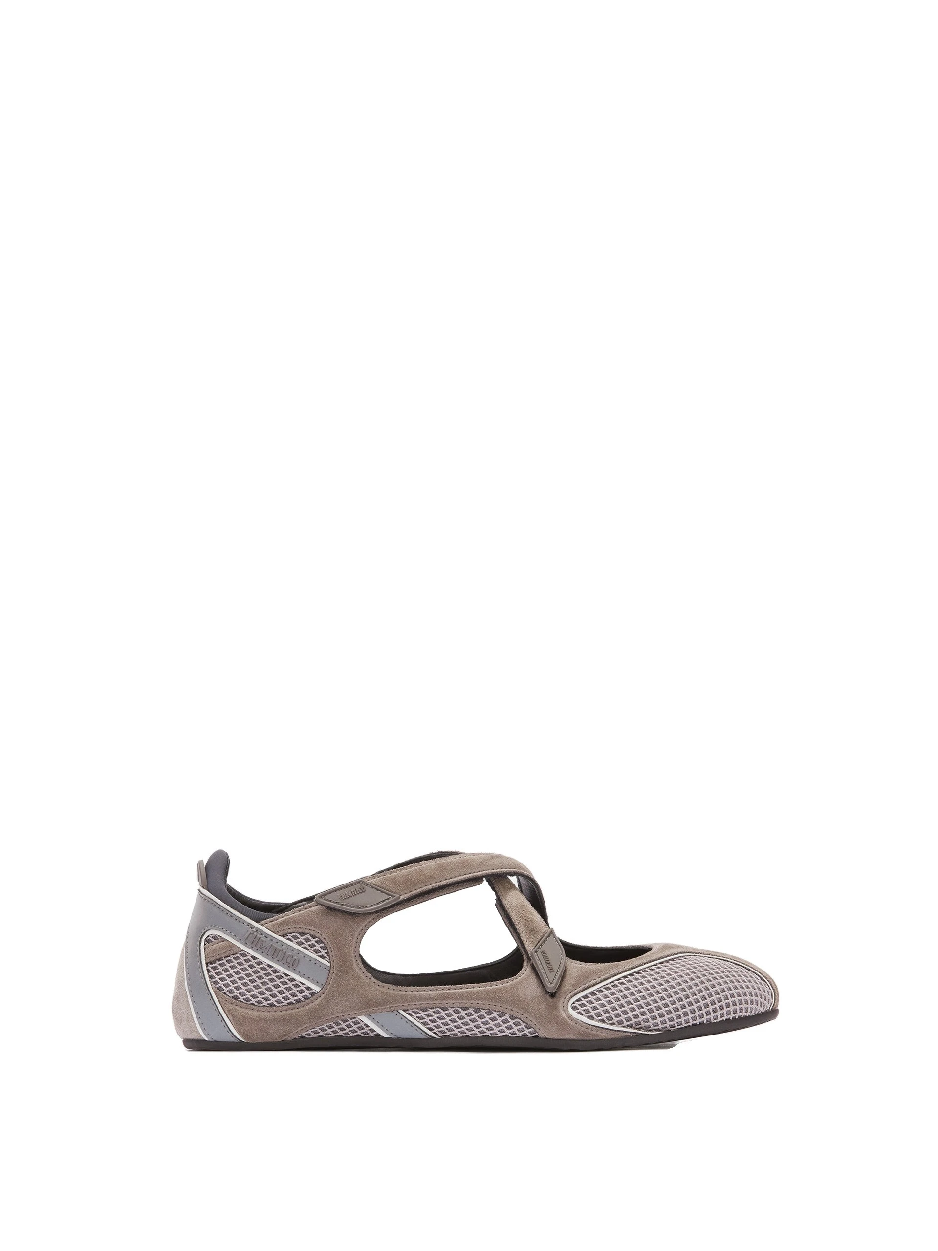 The Attico Floor 01 Ballerina Flats in Grey The Attico Floor 01 Ballerina Flats in Grey | Flats | Luxury Shoes