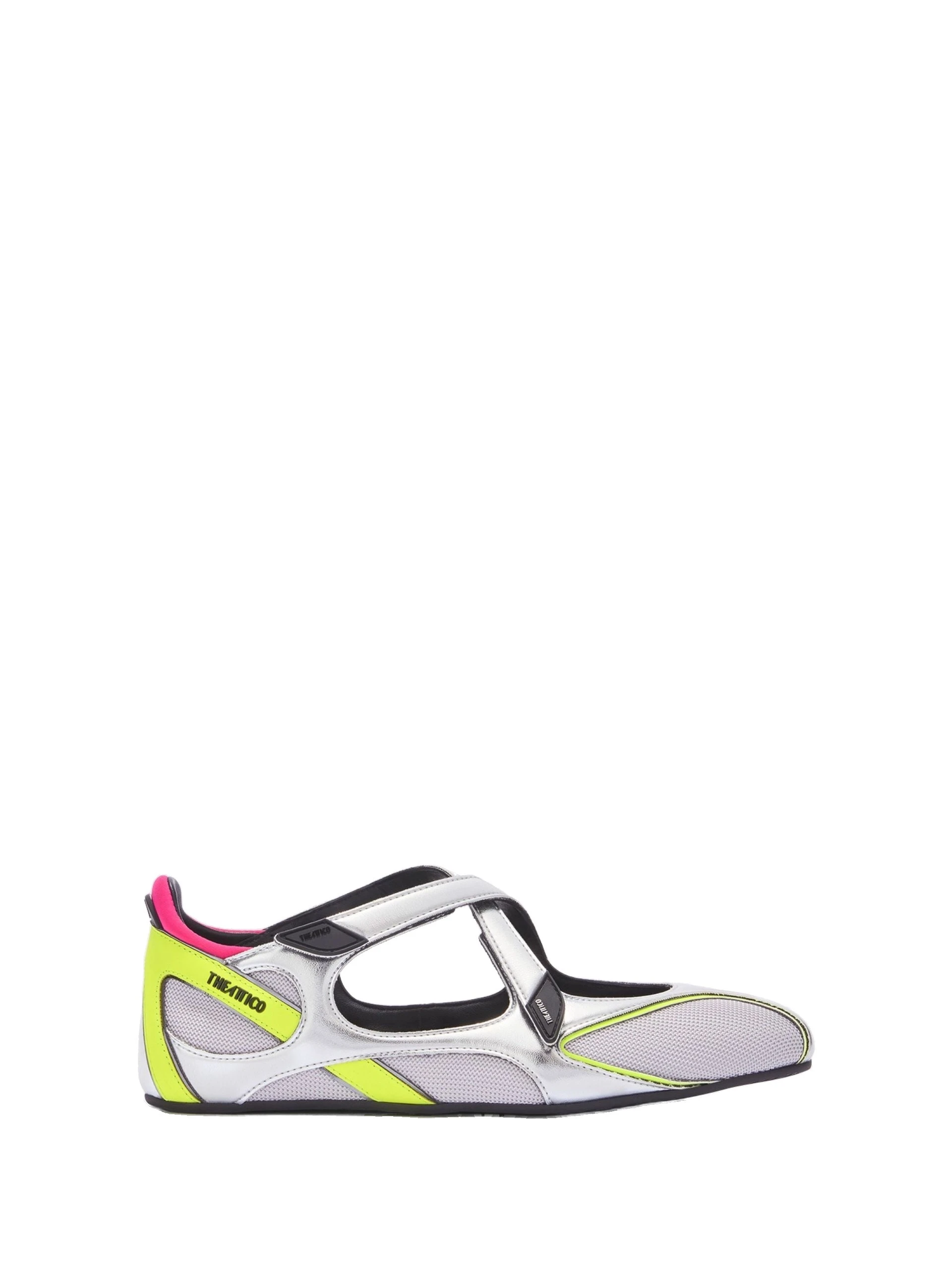 The Attico Floor 01 Ballerina Flats in Holographic Silver The Attico Floor 01 Ballerina Flats in Holographic Silver | Flats | Luxury Shoes