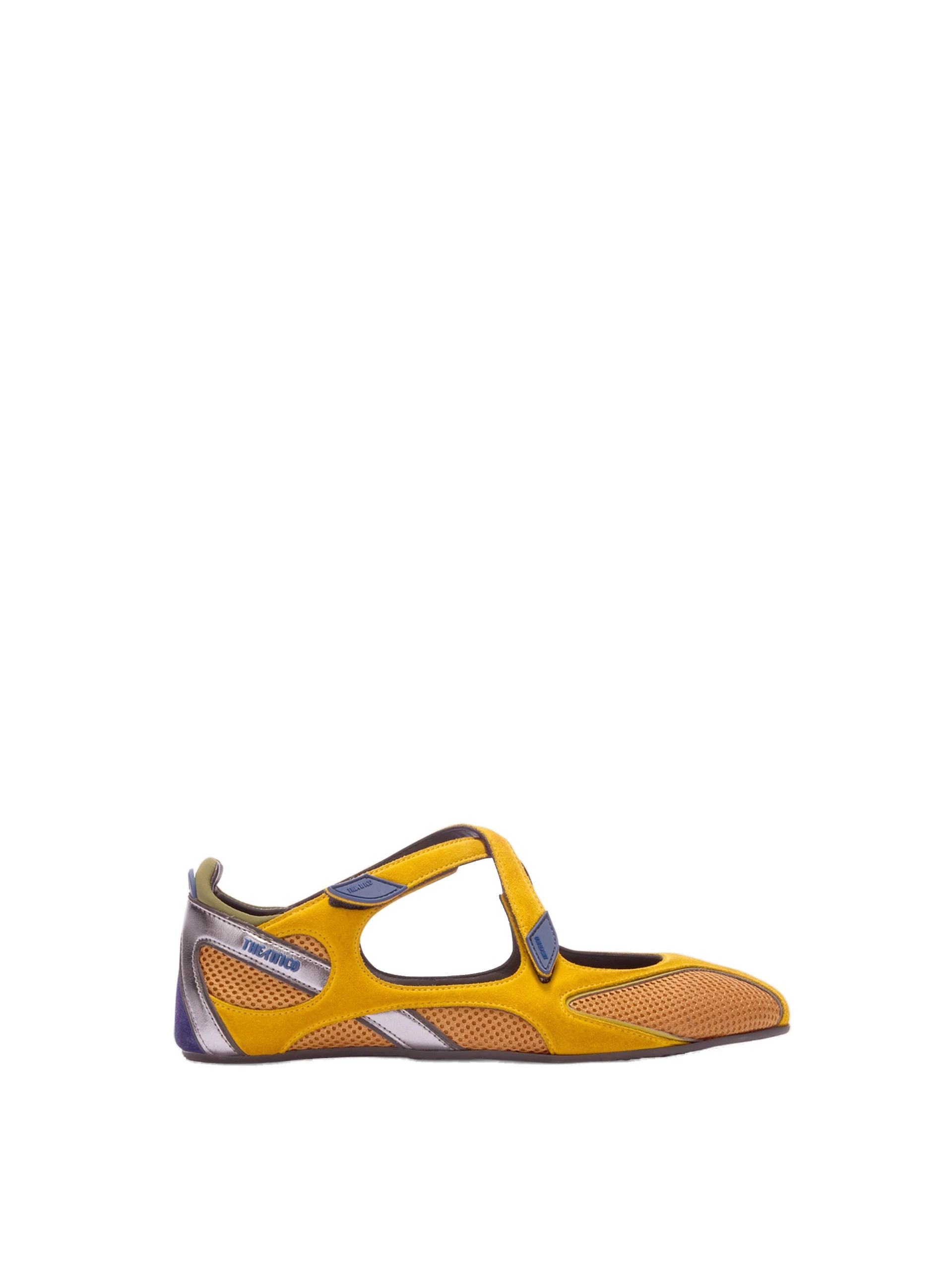 The Attico Floor 01 Ballerina Flats in Mustard The Attico Floor 01 Ballerina Flats in Mustard | Flats | Luxury Shoes