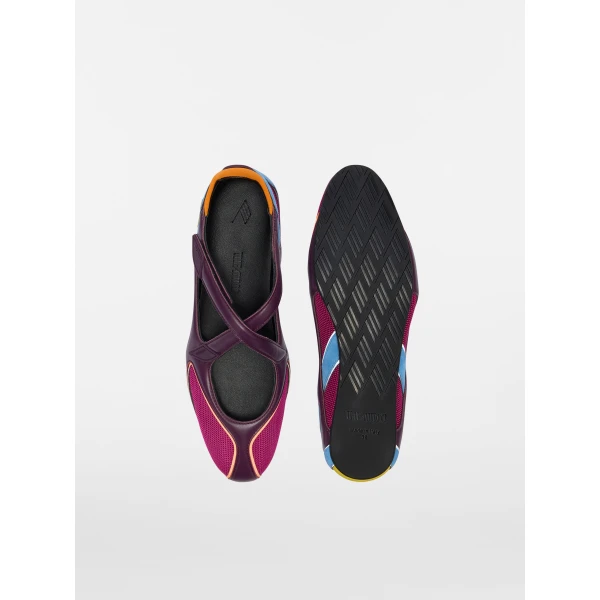 The Attico Floor 01 Ballerina Flats in Purple | Flats | Luxury Shoes 