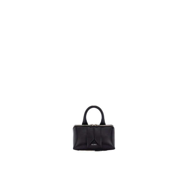 The Attico Friday Mini Bag in Black Calf Leather | Mini Bags | Luxury Shoes 