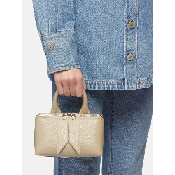 The Attico Friday Mini Bag in Sand | Mini Bags | Luxury Shoes 
