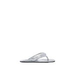 The Attico Indie Flat Thong Sandals in Silver | Flats | Luxury Shoes 