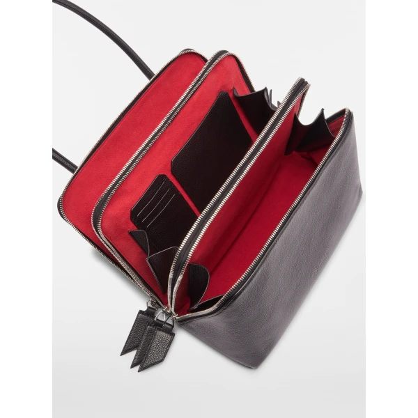 The Attico L'altra di Milano Shoulder Bag in Black | Shoulder & Crossbody Bags | Luxury Shoes 