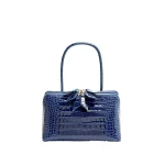 The Attico L'altra di Milano Shoulder Bag in Dark Blue | Shoulder & Crossbody Bags | Luxury Shoes 