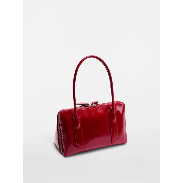 The Attico L'altra di Milano Shoulder Bag in Deep Red | Shoulder & Crossbody Bags | Luxury Shoes 