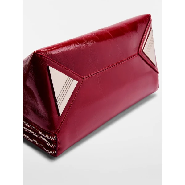 The Attico L'altra di Milano Shoulder Bag in Deep Red | Shoulder & Crossbody Bags | Luxury Shoes 