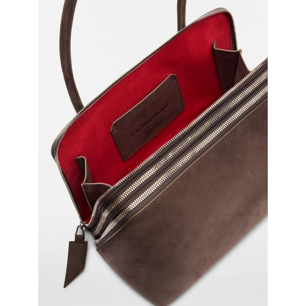 The Attico L'altra di Milano Shoulder Bag in Grey | Shoulder & Crossbody Bags | Luxury Shoes 