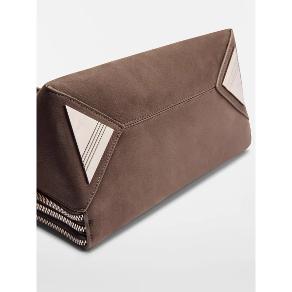 The Attico L'altra di Milano Shoulder Bag in Grey | Shoulder & Crossbody Bags | Luxury Shoes 