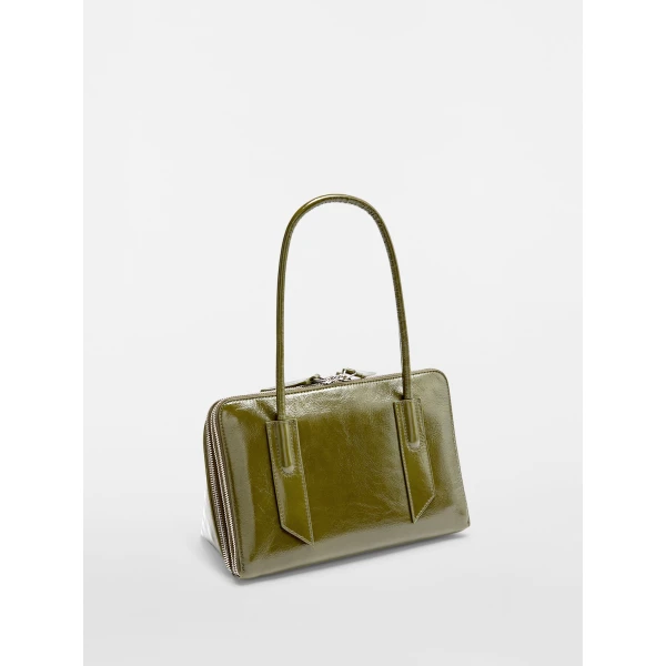 The Attico L'altra di Milano Shoulder Bag in Olive | Shoulder & Crossbody Bags | Luxury Shoes 