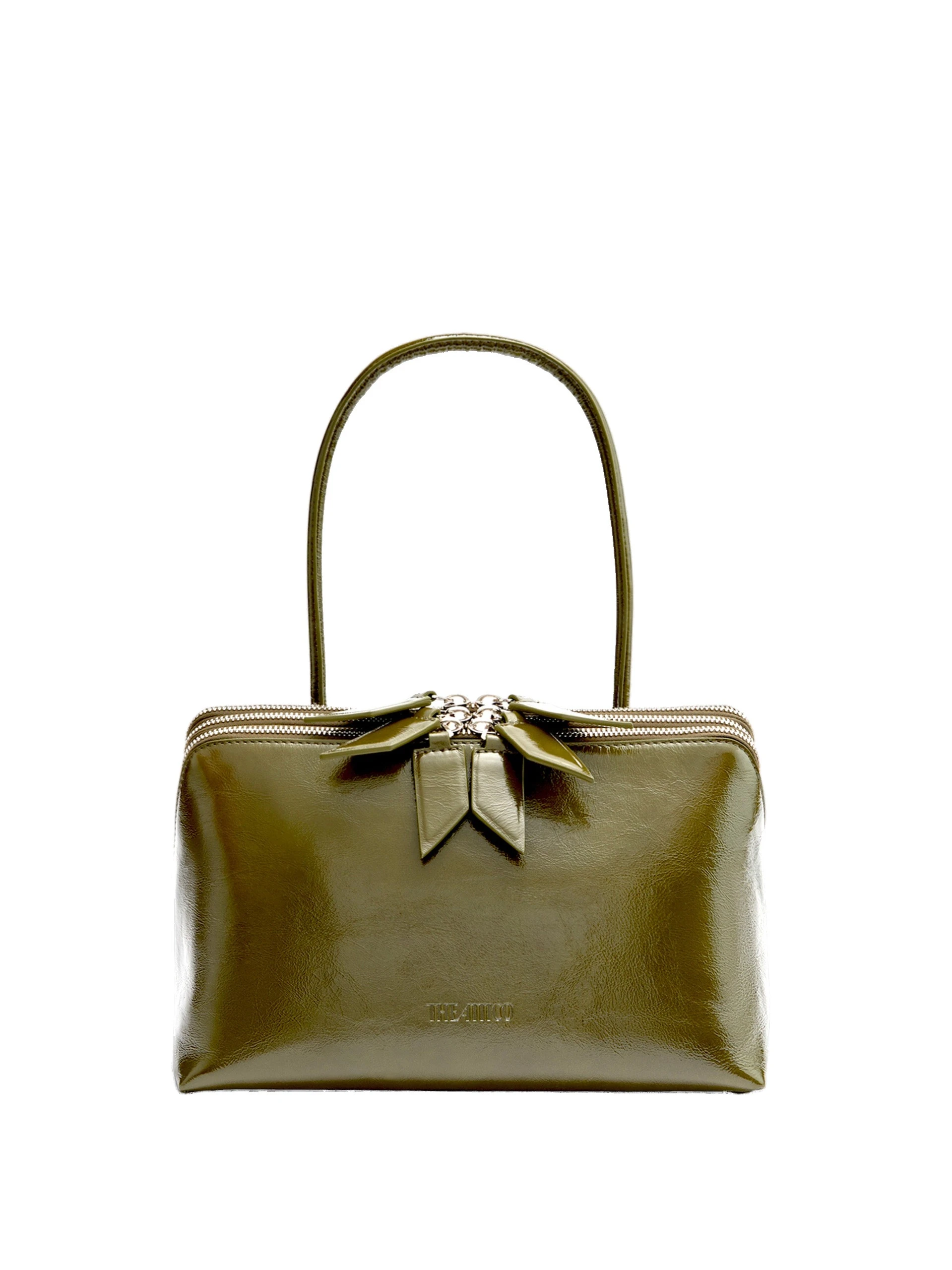 The Attico L'altra di Milano Shoulder Bag in Olive The Attico L'altra di Milano Shoulder Bag in Olive | Shoulder & Crossbody Bags | Luxury Shoes