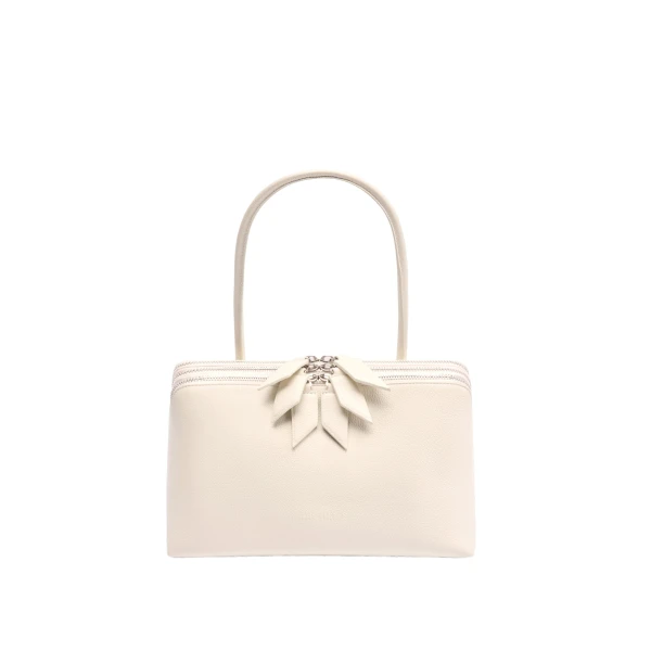 The Attico L'altra di Milano Shoulder Bag in Sand | Shoulder & Crossbody Bags | Luxury Shoes 