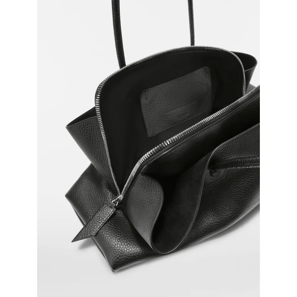 The Attico La Passeggiata Large Top Handle Bag in Black | Totes & Top-Handle Bags | Luxury Shoes 