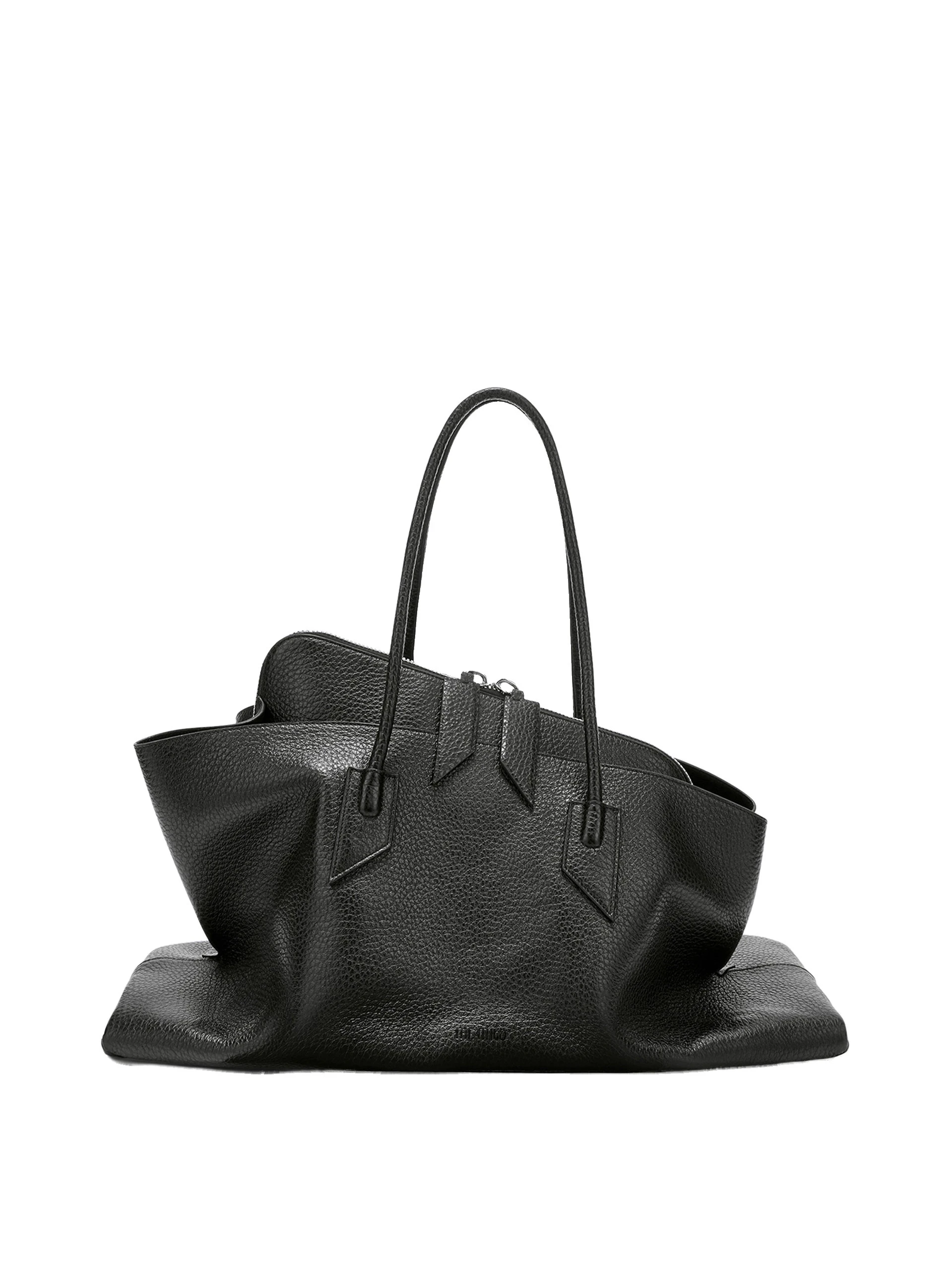 The Attico La Passeggiata Large Top Handle Bag in Black The Attico La Passeggiata Large Top Handle Bag in Black | Totes & Top-Handle Bags | Luxury Shoes