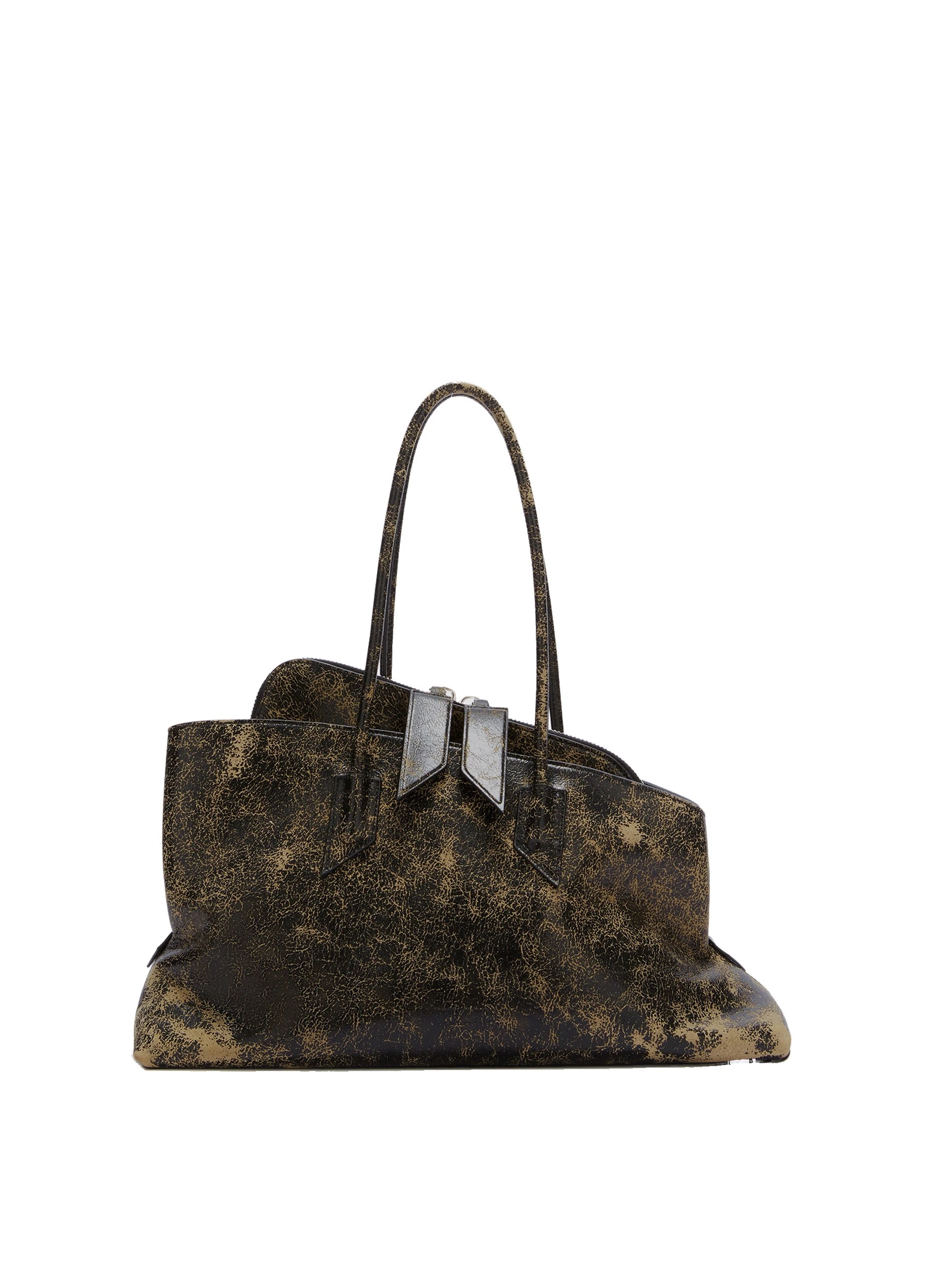 The Attico La Passeggiata Medium Top Handle Bag in Brown Shades The Attico La Passeggiata Medium Top Handle Bag in Brown Shades | Totes & Top-Handle Bags | Luxury Shoes