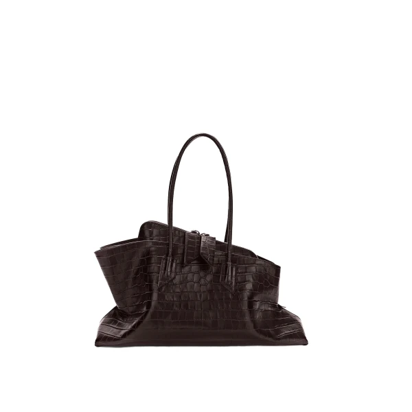 La Passeggiata Medium Top Handle Bag in Coffee