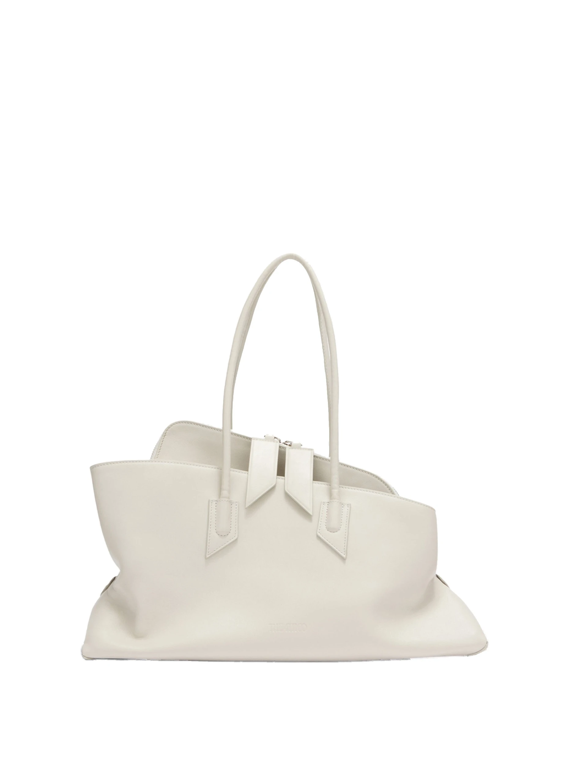 The Attico La Passeggiata Medium Top Handle Bag in Ice The Attico La Passeggiata Medium Top Handle Bag in Ice | Totes & Top-Handle Bags | Luxury Shoes