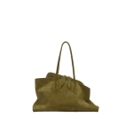The Attico La Passeggiata Medium Top Handle Bag in Khaki | Totes & Top-Handle Bags | Luxury Shoes 